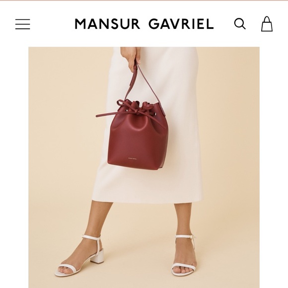 Mansur Gavriel Mini Bucket Bag - Picture 8 of 9